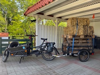Transport von Verpackungsmaterial